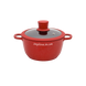 Higher Kitchen HK-325 &ndash; набір індукційних каструль із гранітним антипригарним шаром HK325 Red фото 6