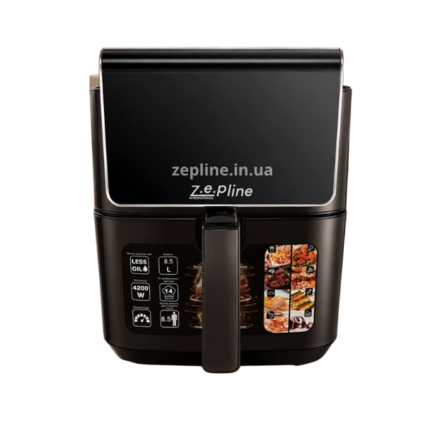 Фритюрниця-аерогриль Zepline ZP-00339 &ndash; 13 л, 4200 Вт, 14 програм, 2 ТЕНи, зі знімним ковшиком ZEP00339 фото