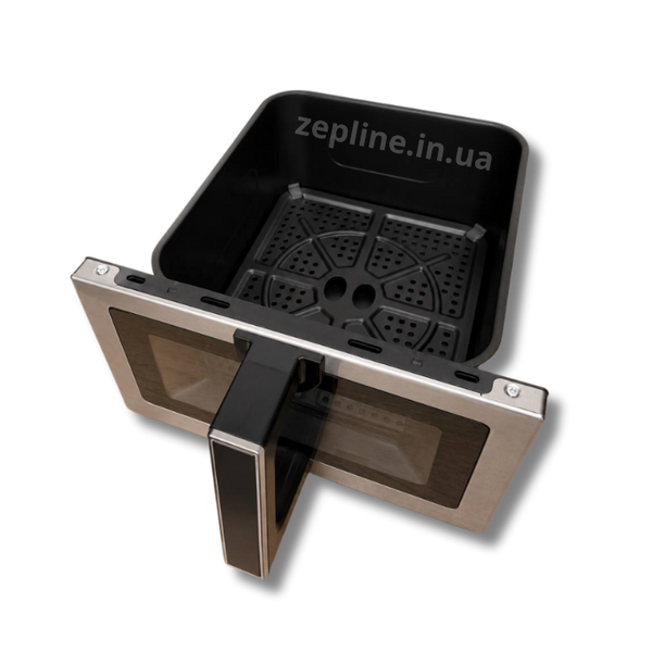 Аерофритюрниця Zepline ZP-00355 Silver Max Pro-3 на два тена з нержавіючої сталі 13 літрів 2200 Вт  ZEP00355 фото