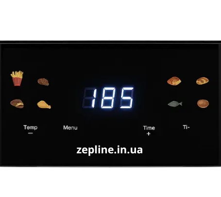 Аэрофритюрниця на 6,5л  з двома тенами 4200 Вт Zepline ZP-00234 на 8 програм з силіконовою формою ZEP00234 фото