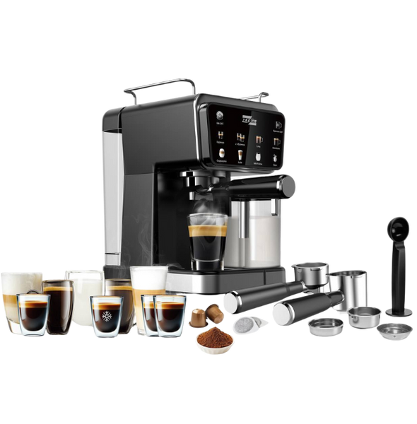 Кавомашина Zepline ZP-6803 (3000 Вт, 20 Бар, 8 напоїв, Espresso Cool) ZEP6803 фото