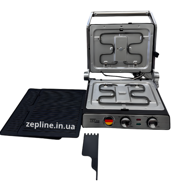 Електрогриль Zepline ZP-820 &ndash; електричний гриль для дому, 3500 Вт ZEP820 фото